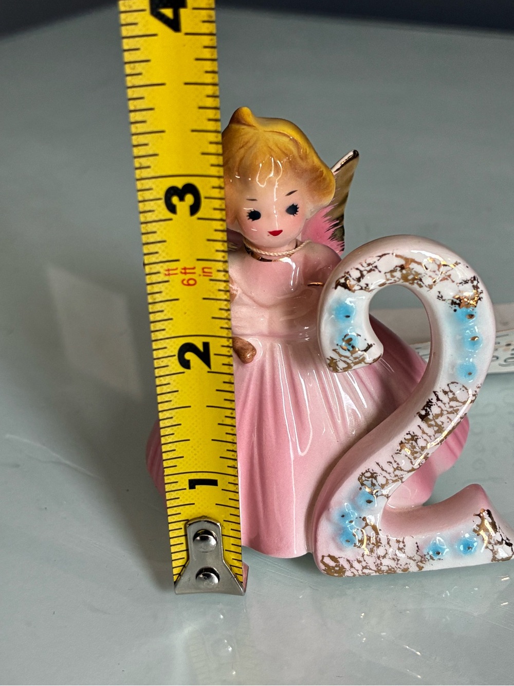Josef Originals Birthday Girl Fairy Angel Figurine Number 2 In Series - Picture 8 of 8